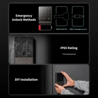قفل هوشمند آکارا U100 با اثر انگشت و Apple Home Key
