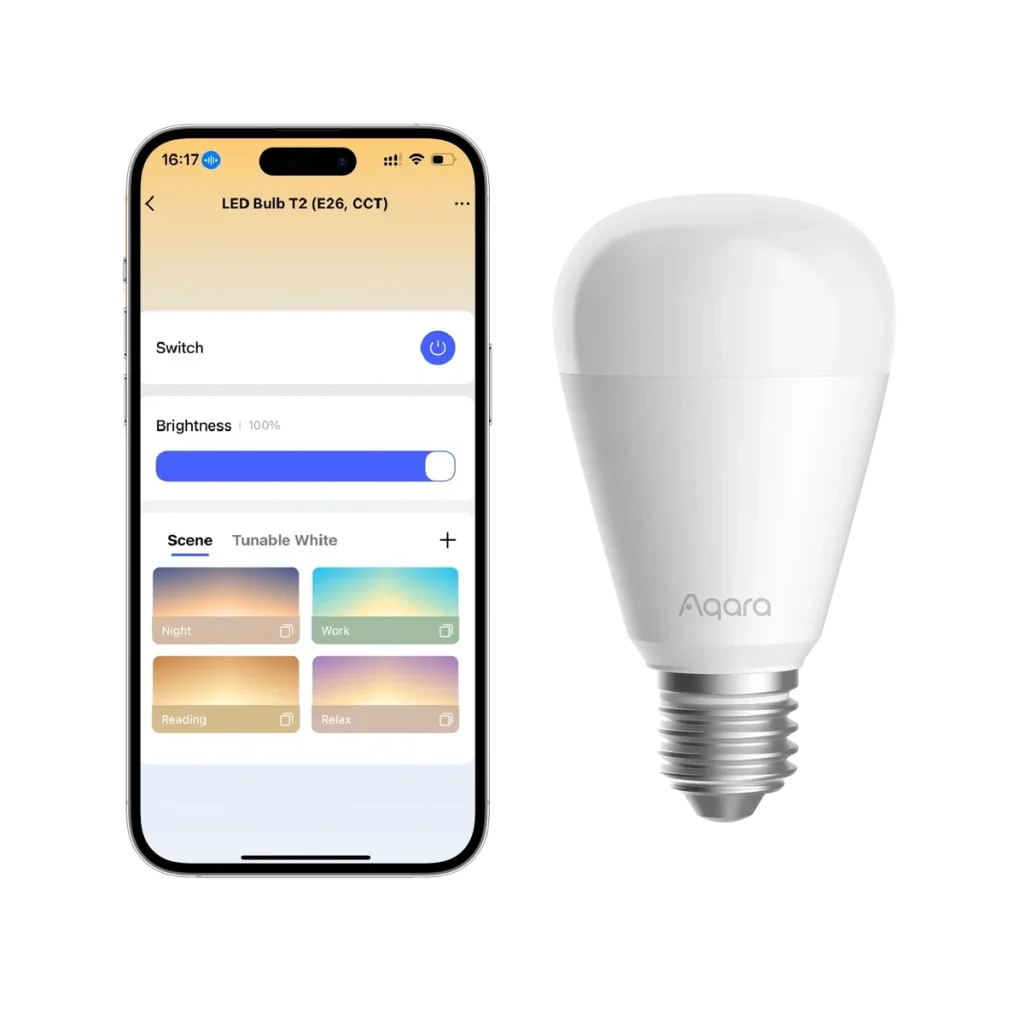 لامپ هوشمند آکارا LED Bulb T2 سرپیچ E27 (Matter)